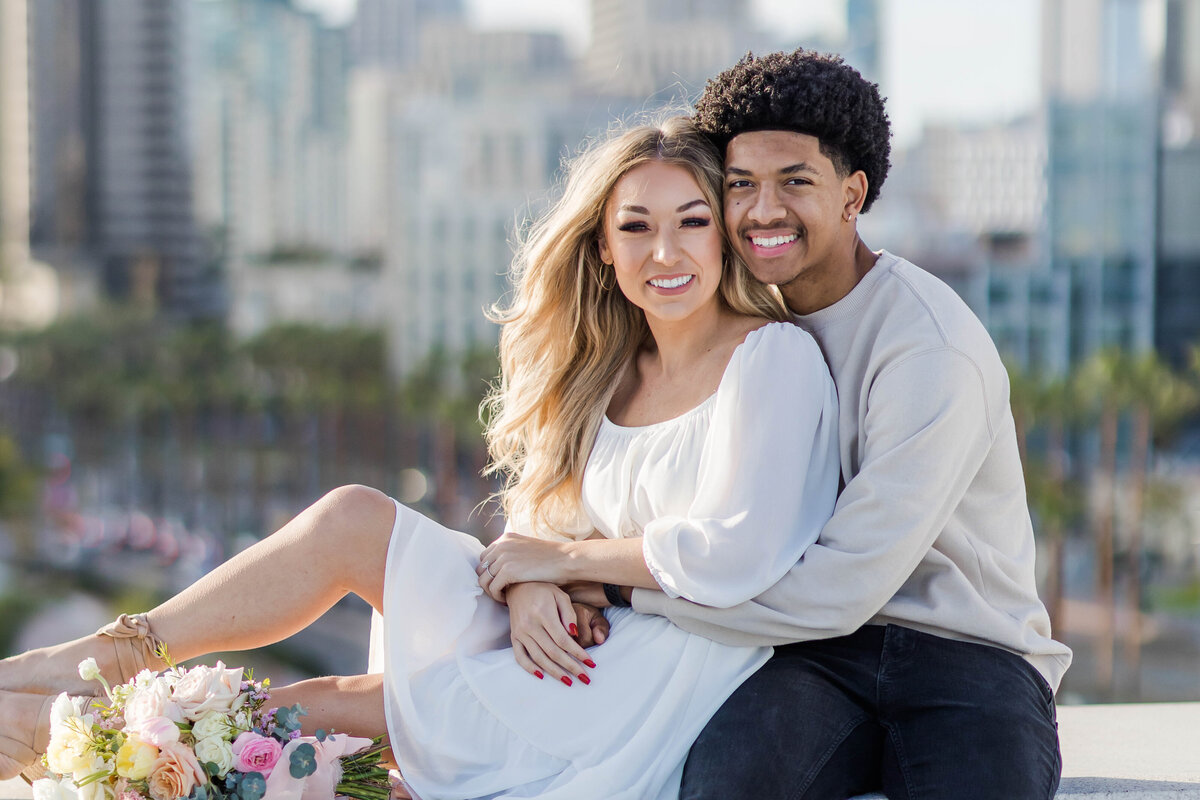 engagement-photography-downtown-san-diego-sitting-with-view