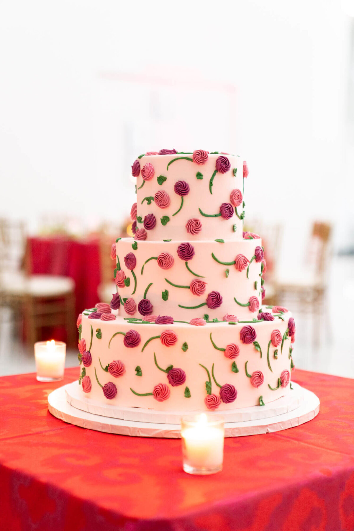 milwaukee-art-museum-wedding-cake-floral-flowers-bright