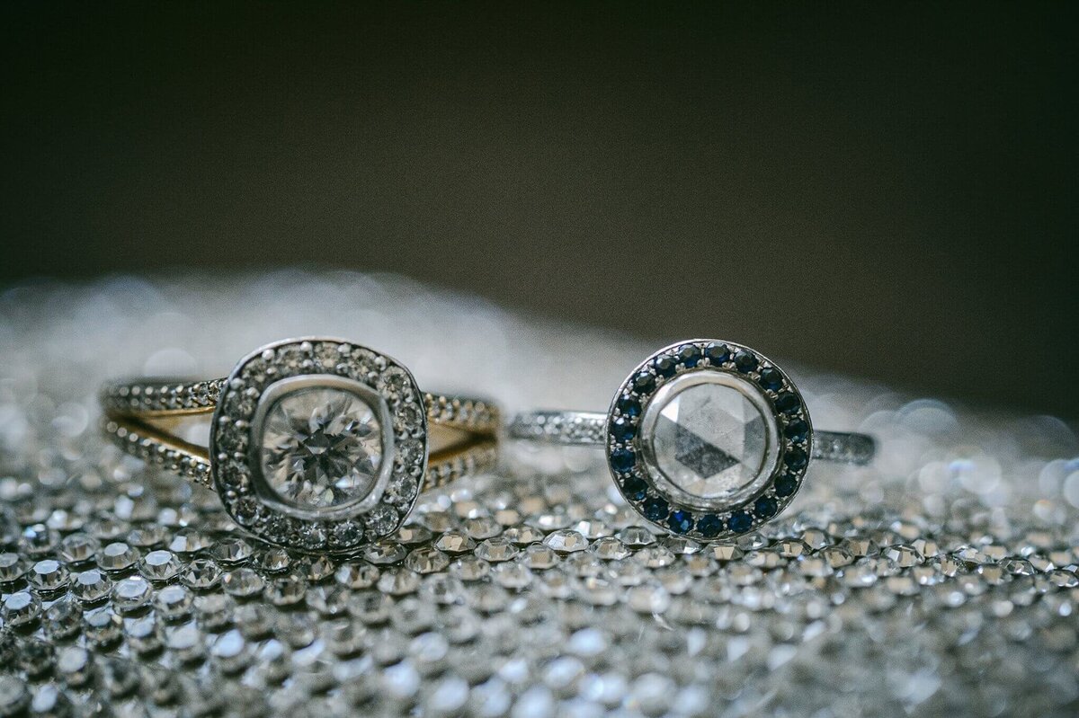 two rings for two brides marrying at Hyatt Tahoe captured details by Annie X photographie