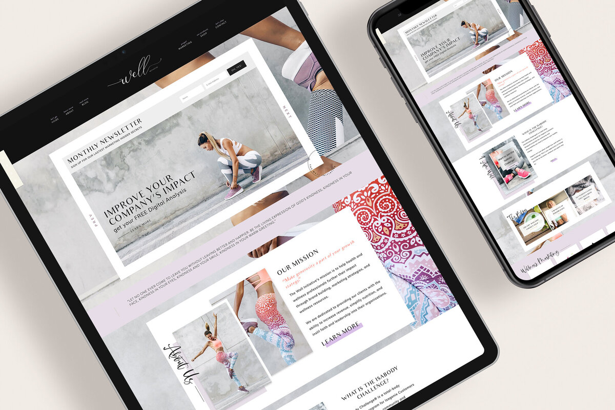 Discover The Agency's transformative approach to web design and branding for The Well Initiative. We craft digital experiences that resonate with your audience, encapsulating your mission of health and wellness in every design element.