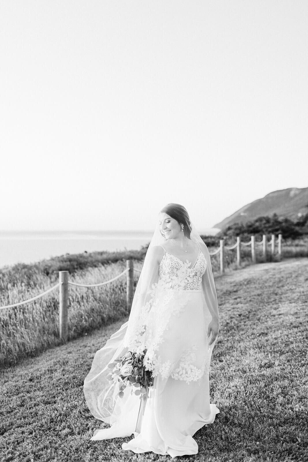 black-and-white-photo-of-bride