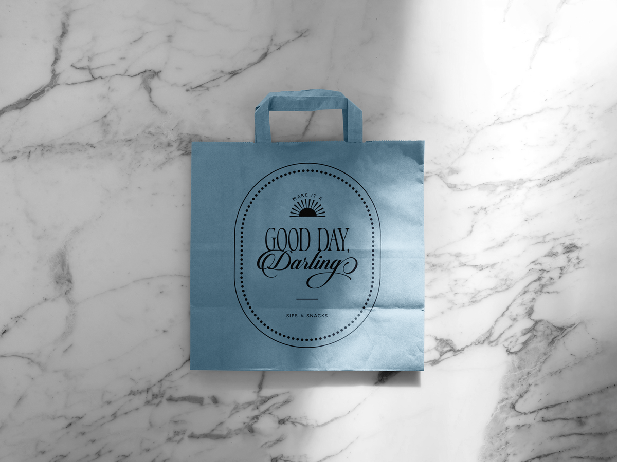 Paper Shopping Bag PSD Mockup