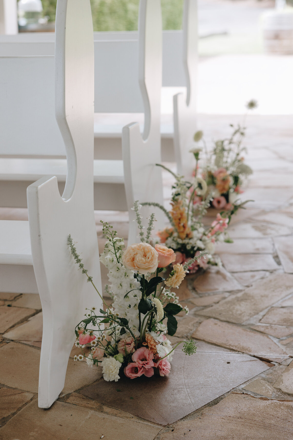 Bee's Blossoms Floral Studio Gold Coast Australia Florist Wedding Event Floral Design Flower Workshops Retail Deliveries Belle Clark Whimsical Romantic Lush Flowers Wedding Bouquets Centerpieces AEW_TylahandJoe-109