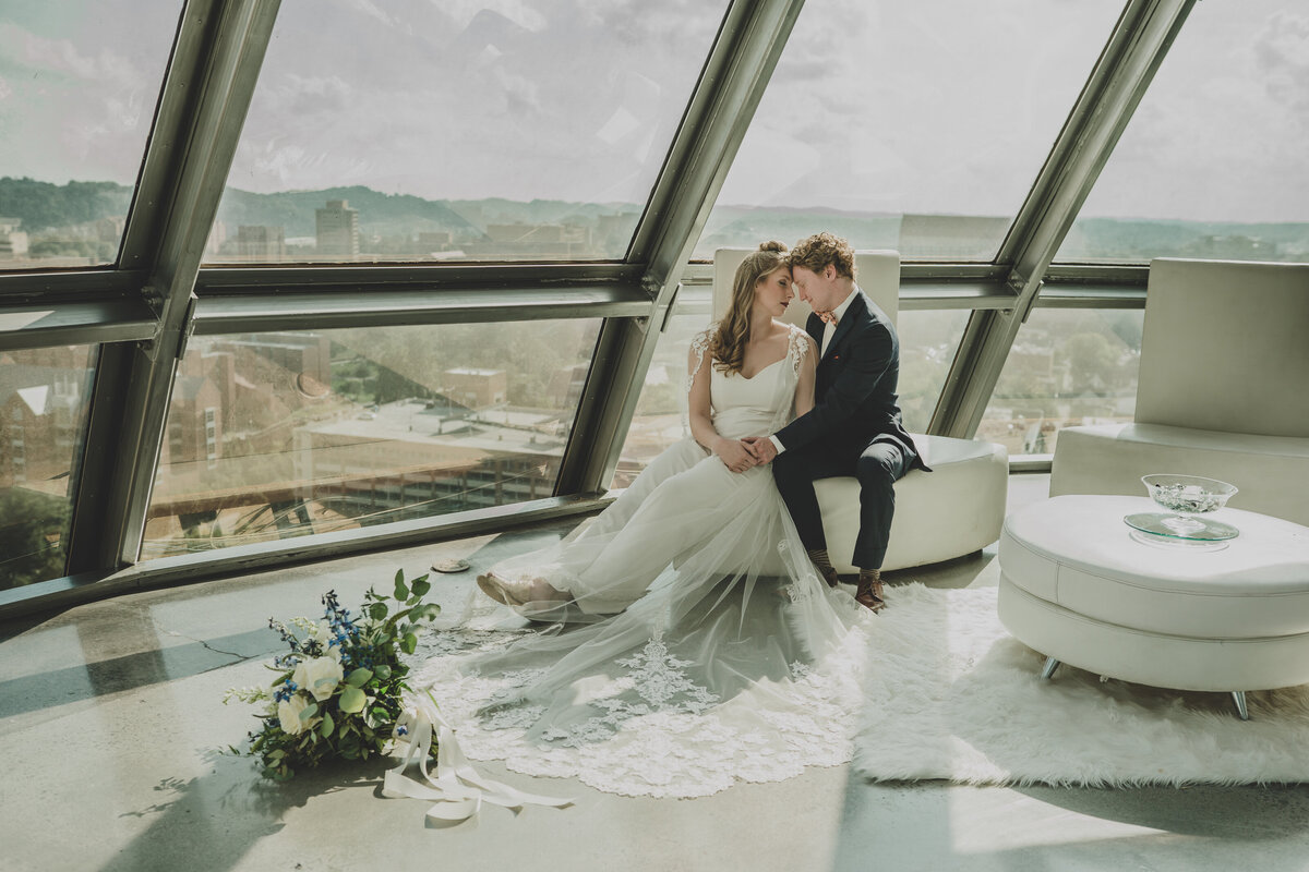 Sunsphere Knoxville wedding pictures