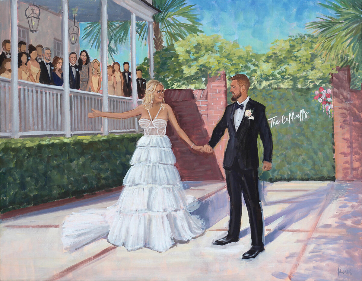 gadsden house wedding painting