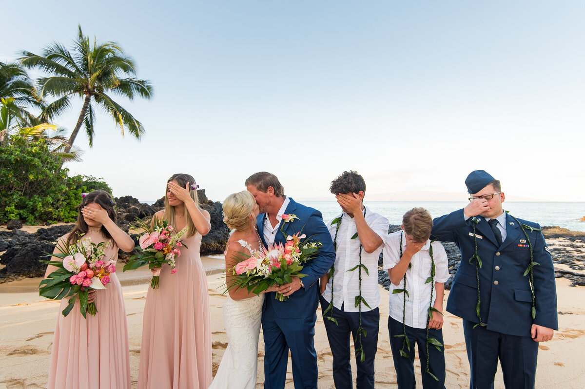 0105 - Fiegel - Amanda and Jon - Makena Cove Maui Wedding