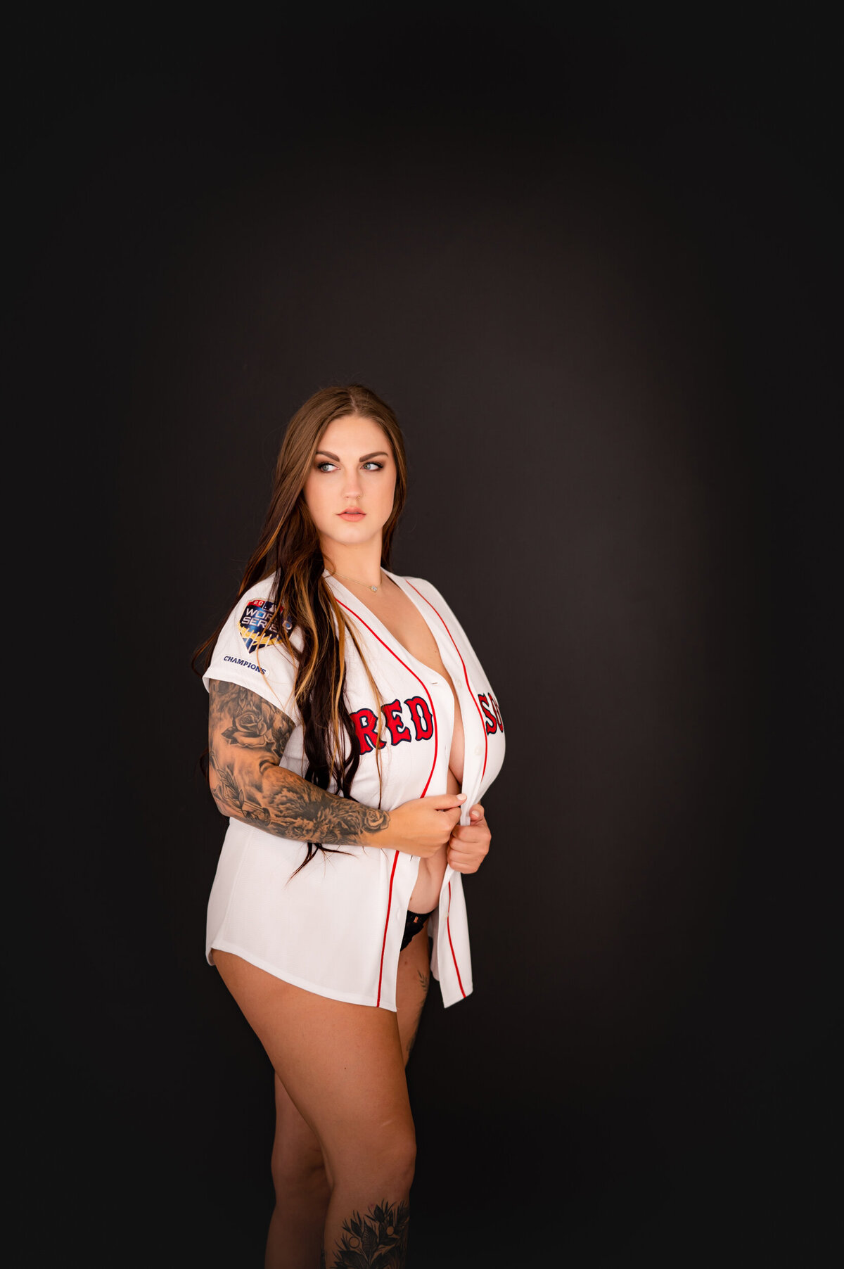 Baseball fan boudoir dallas