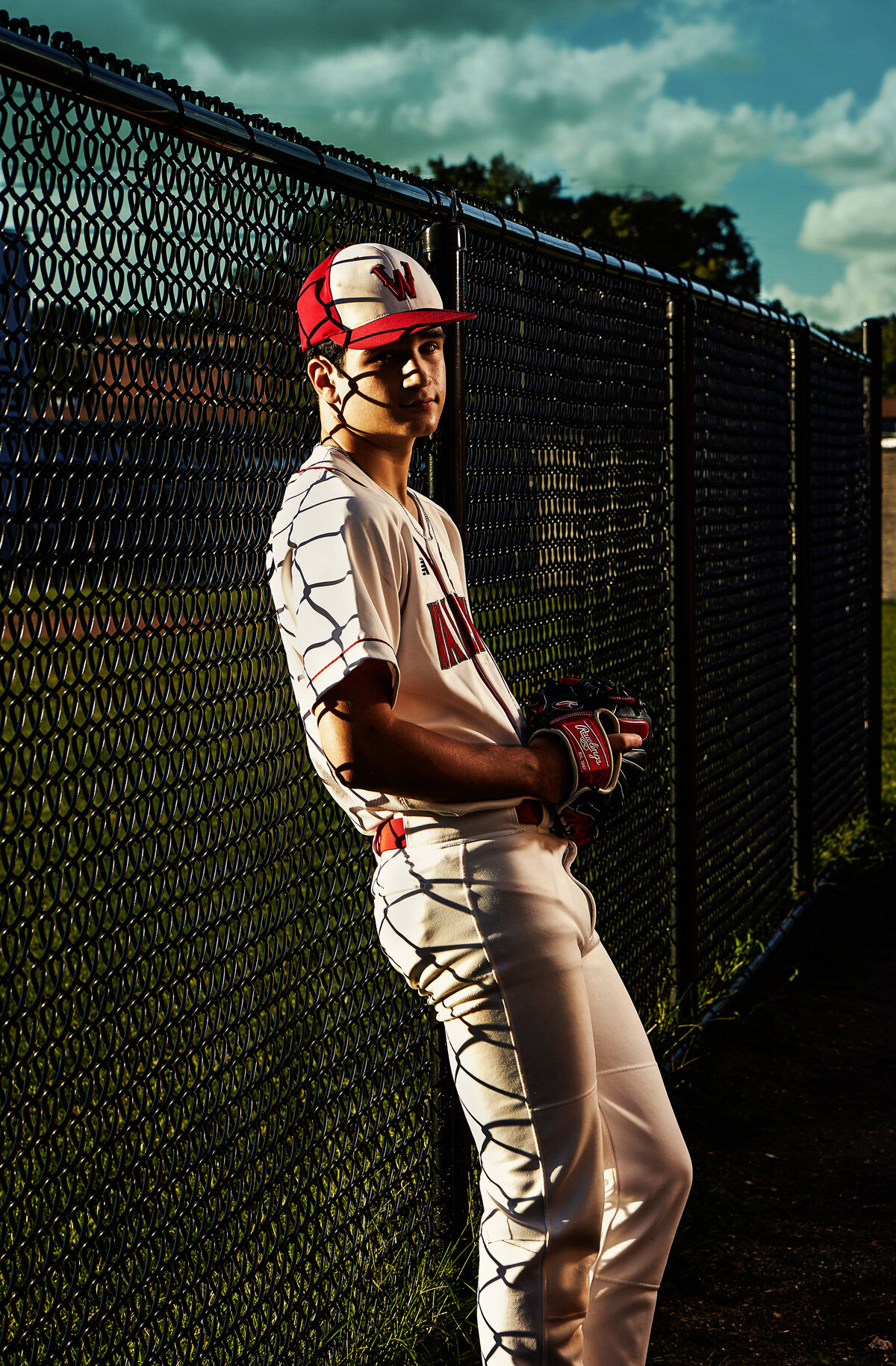 boy in baseball cool sports photo - Kristen Zannella Photography