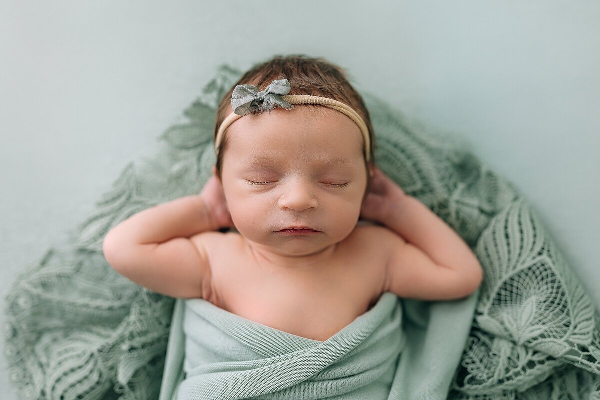 Newborn pictures baby girl Harrisonburg, VA