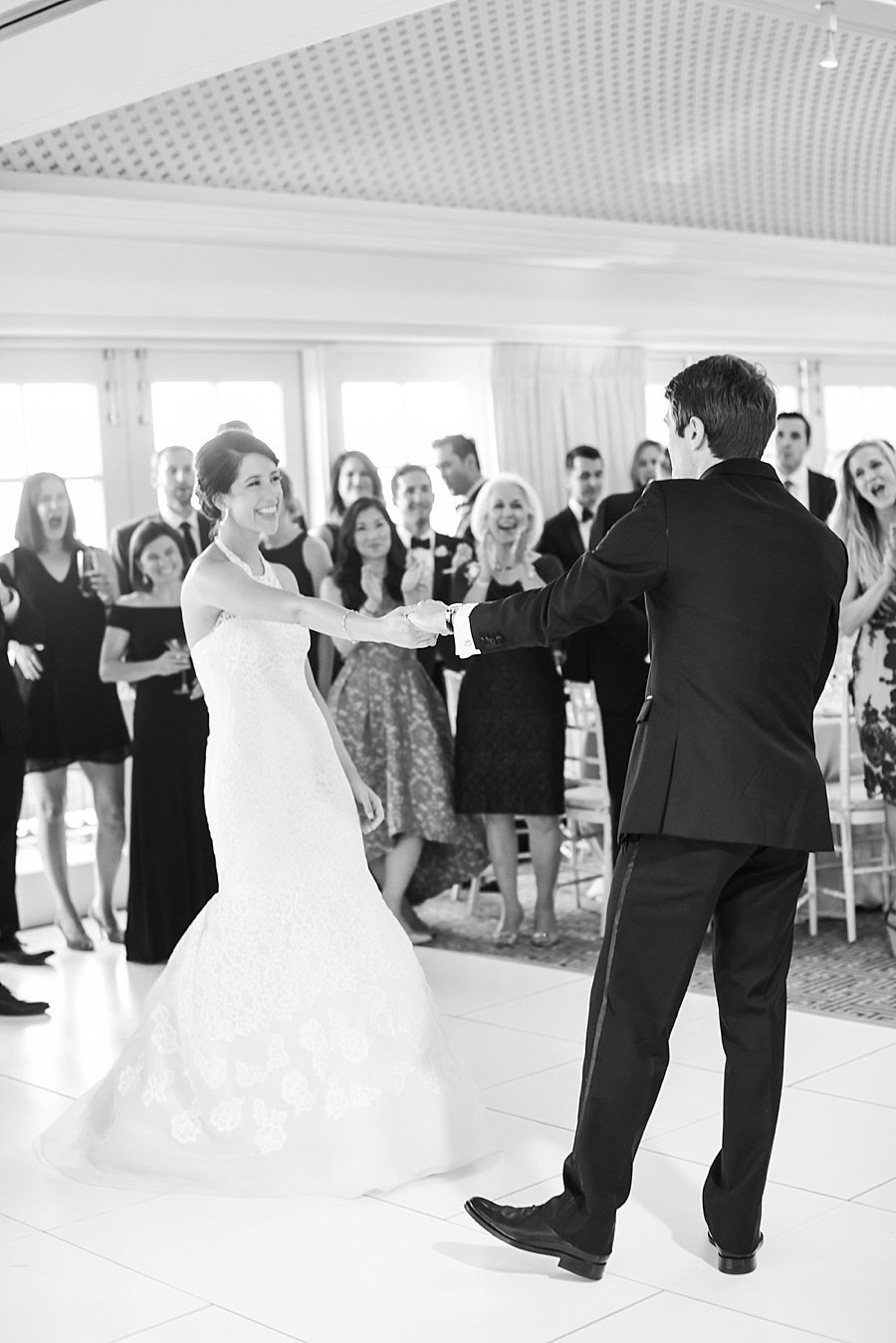 The Hay-Adams Wedding Dancing White Dancefloor  © Bonnie Sen Photography