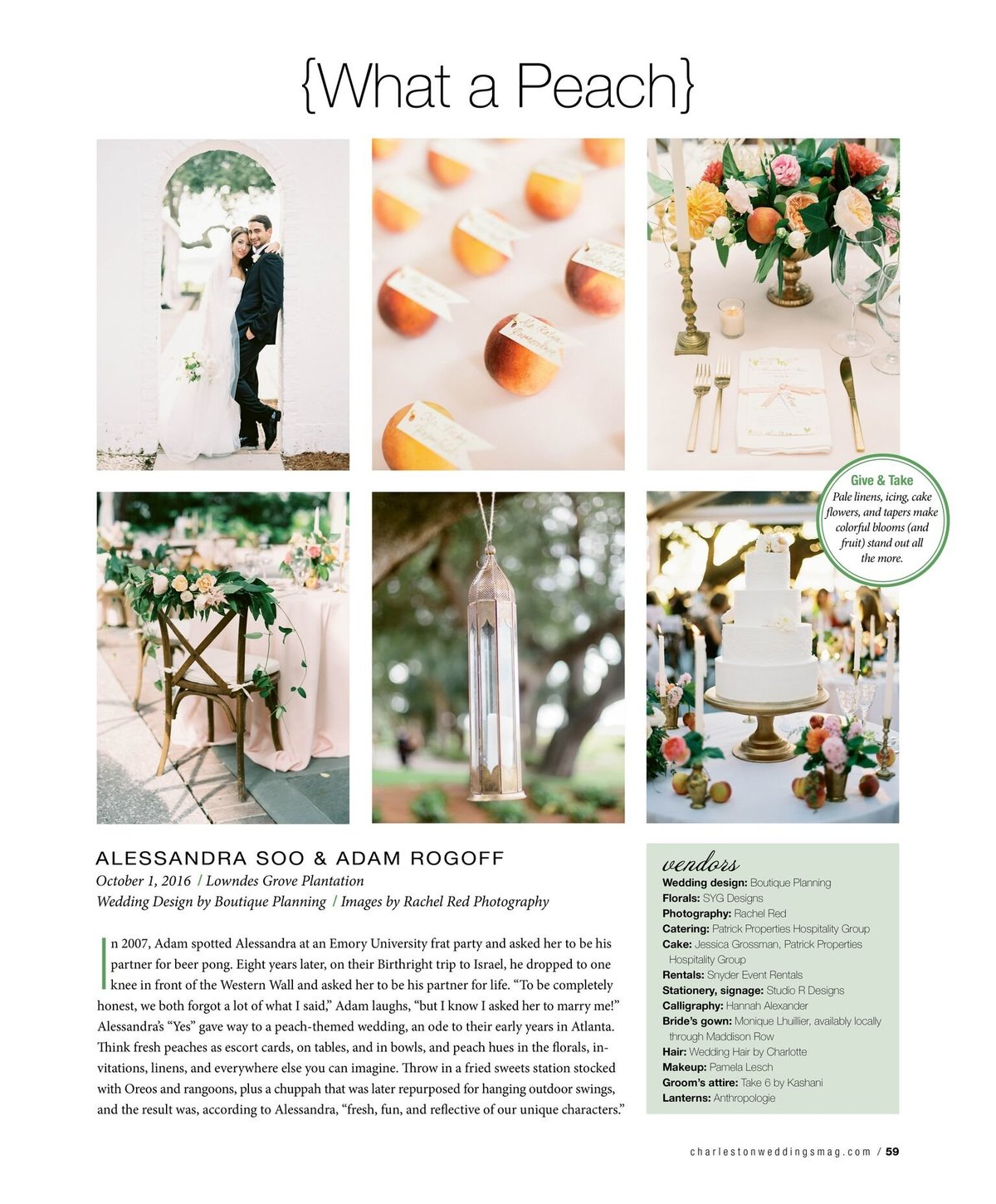 Charleston Weddings Magazine 4