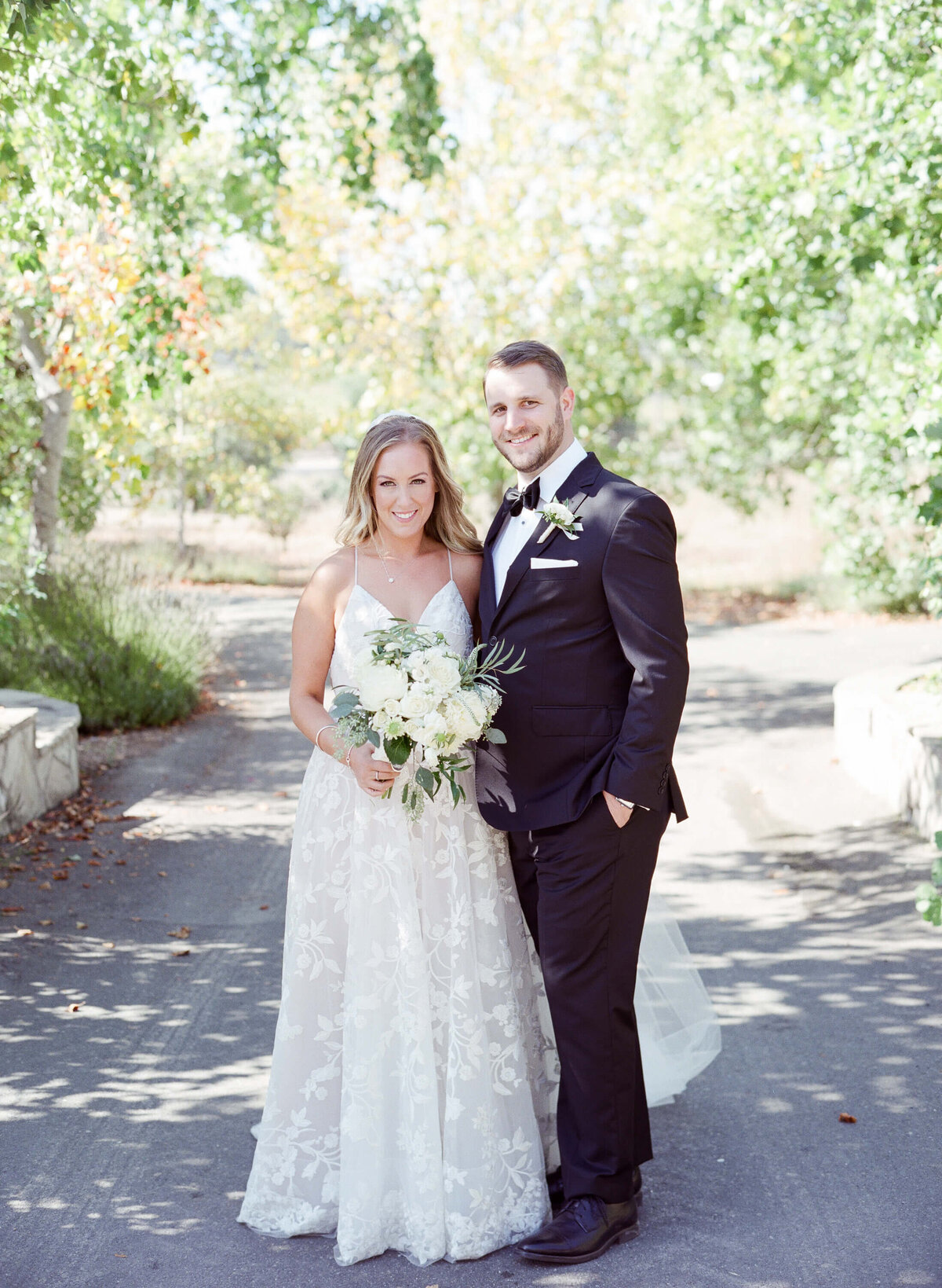 Courtyard wedding in Wine Country photographed by Wedding Portrait Photographer Robin Jolin.
