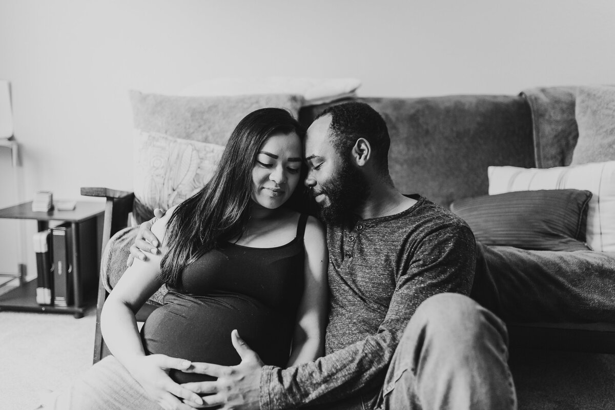 in-home maternity Bay Area Photographer