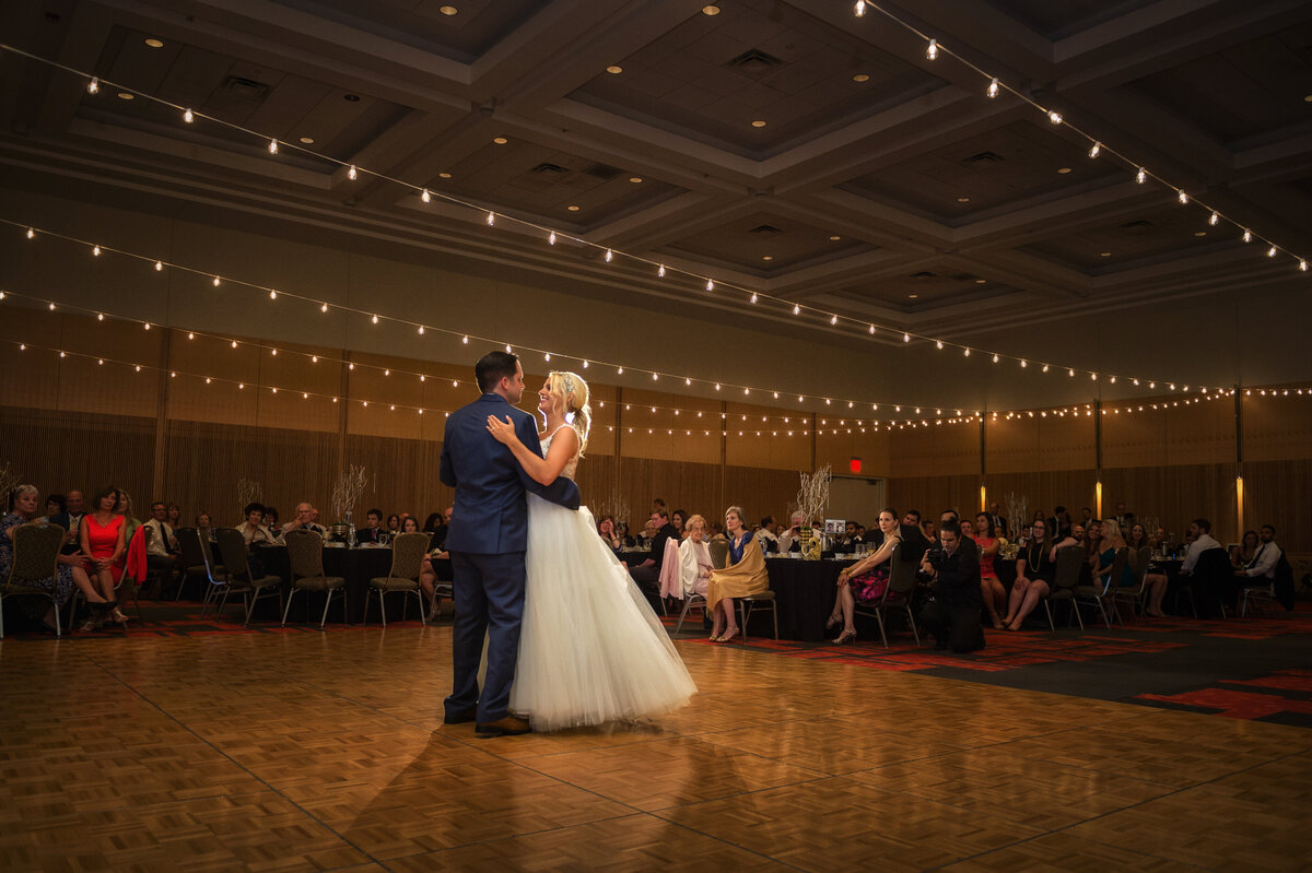 First dance at Erie Pennsylvania Convention Center.
