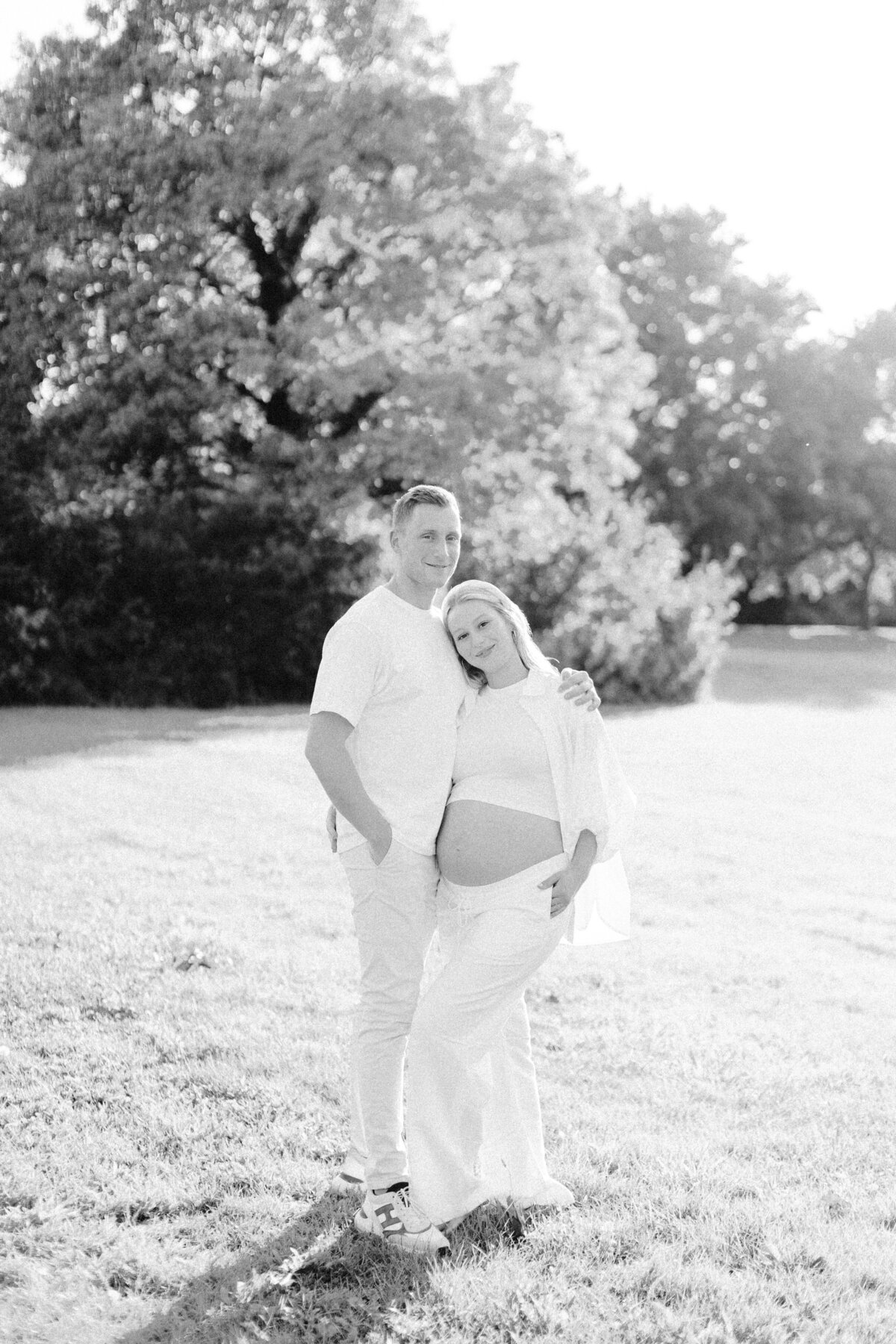 Lotje & Stef - Laura de Roeck Photography-33-zw Zwangerschapsshoot Pregnancy Shoot