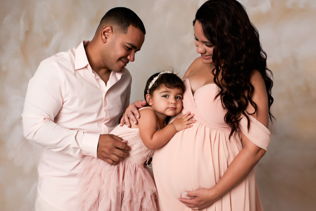 Brighton Maternity Photography Studio Session with Family By For The Love Of Photography