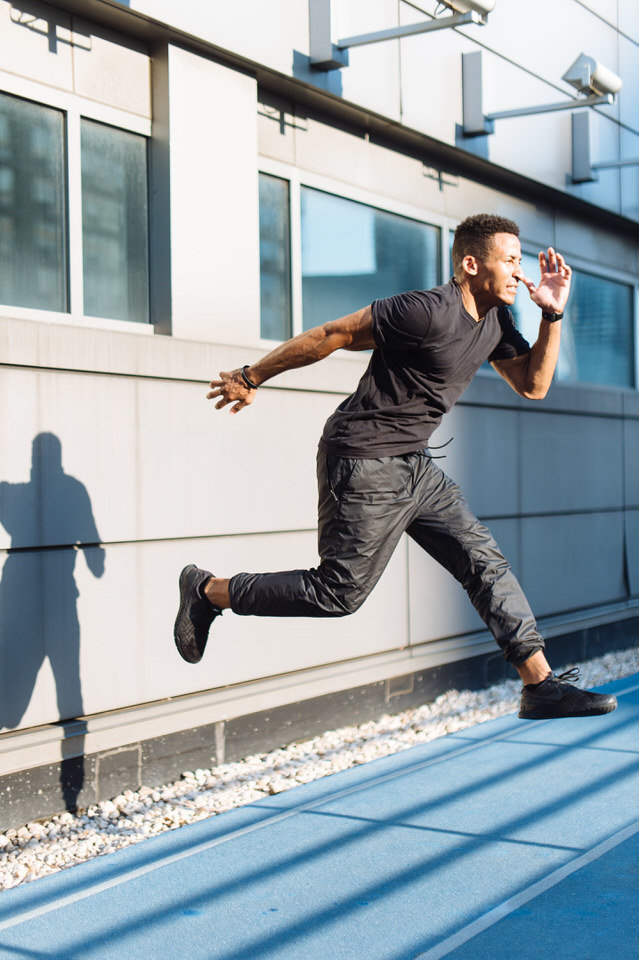 nyc sports and fitness headshots man jumping