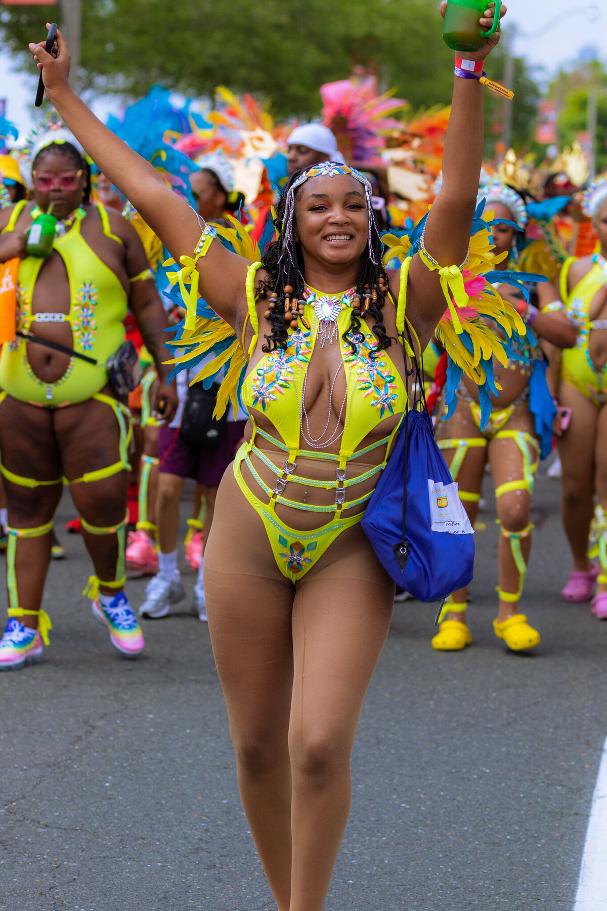Photos of Masqueraders from Toronto Carnival 2023 - Sunlime Mas Band - Medium Band of The Year 2023-170