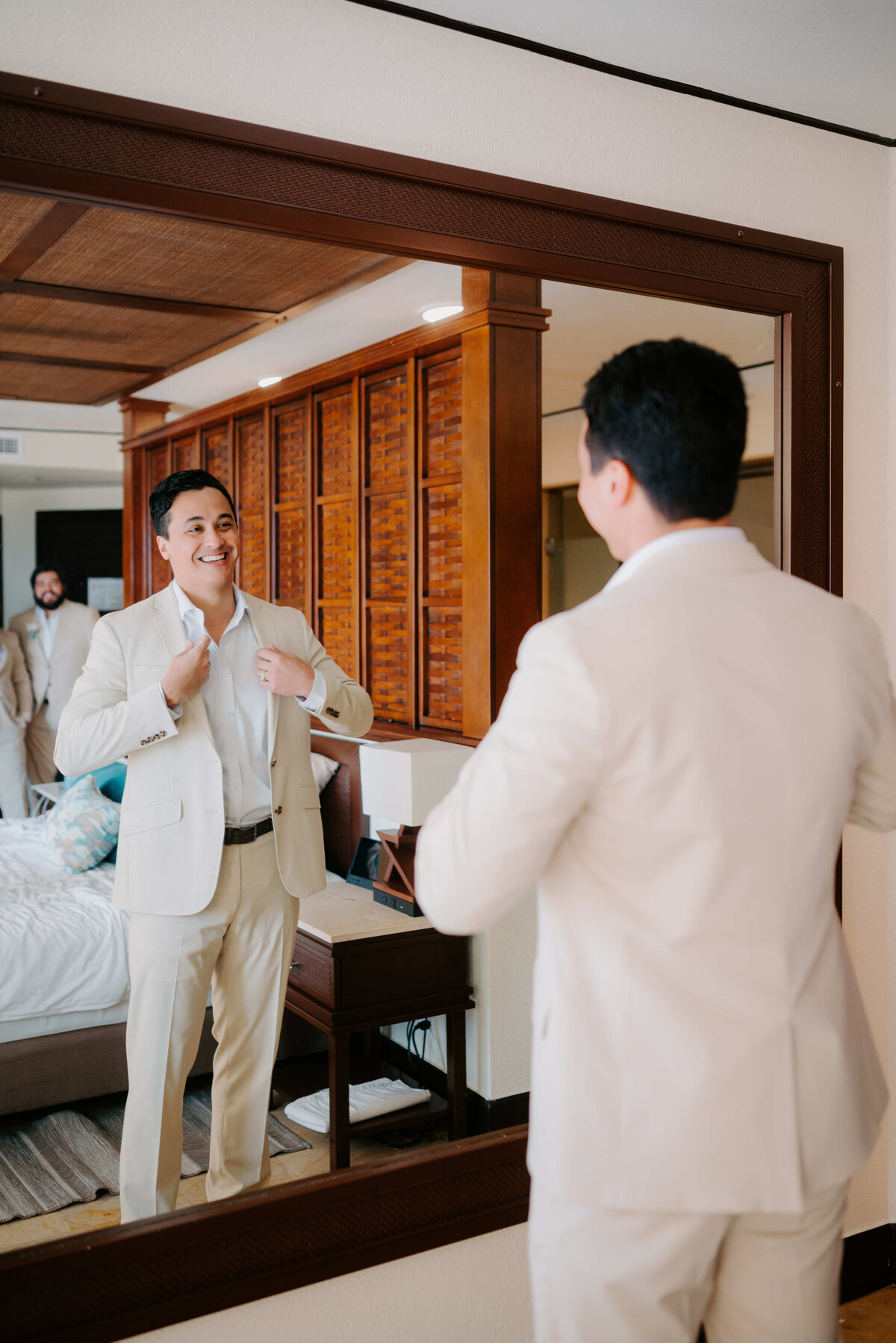 Dreams Riveria Maya Wedding - Bruich Wedding - GROOM GETTING READY - Kyrsten Ashlay Photography-21