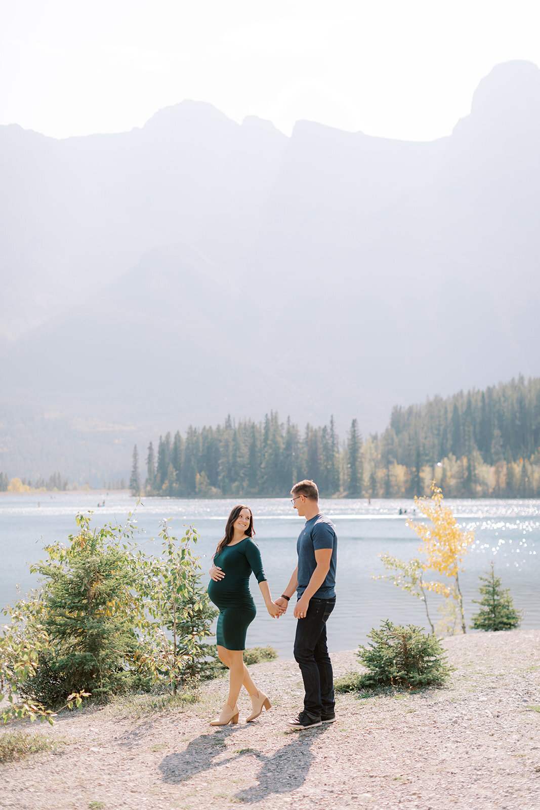 Madison & Travis - Canmore Maternity Session_081_websize