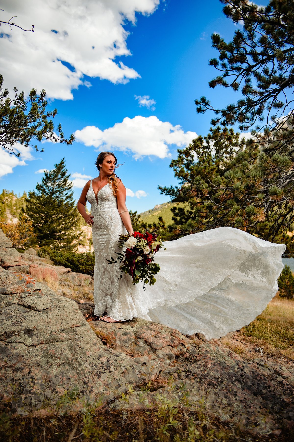 Estes Park Lily Lake and Collision Brewery Longmont Wedding-749