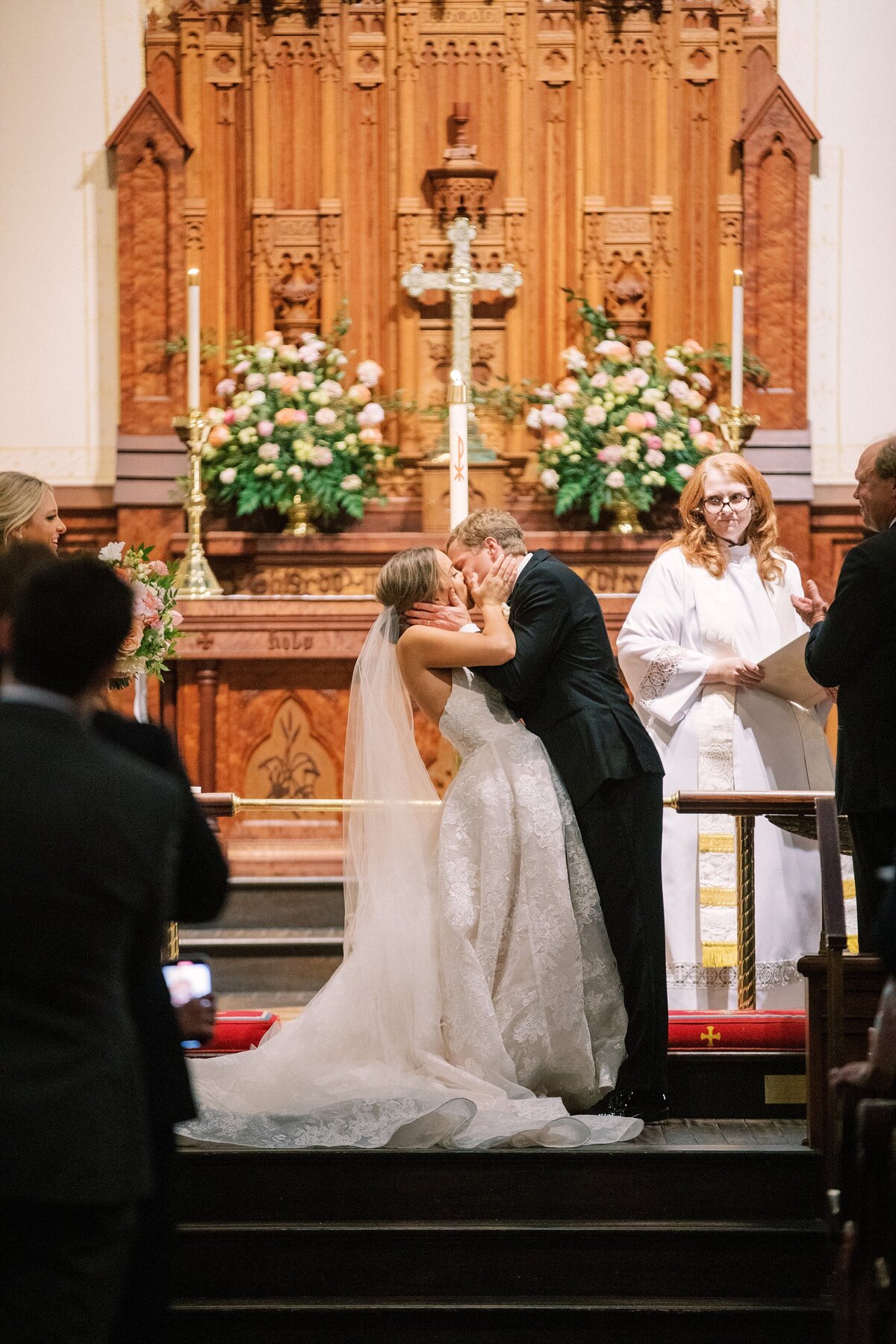 A wedding ceremony at St. John's Episcopal Church in Tallahassee, FL - 3