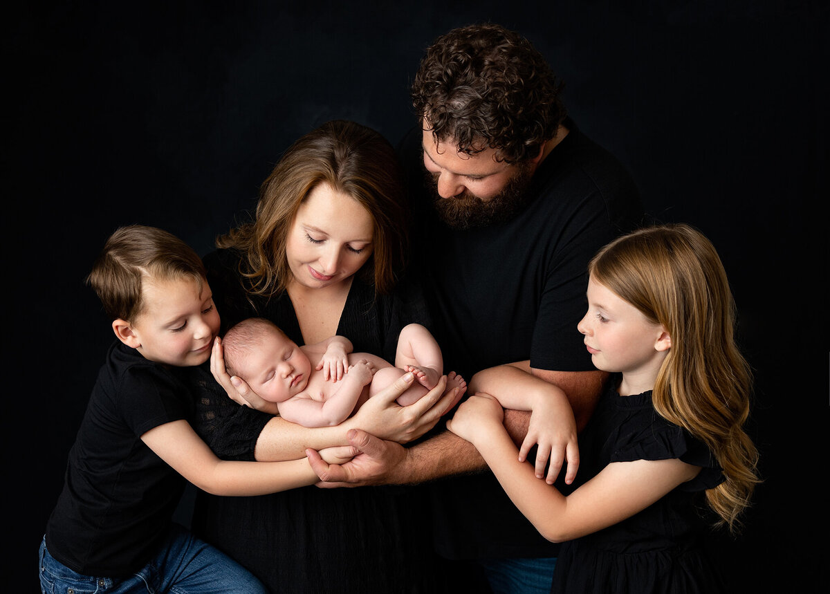 ohio family newborn session