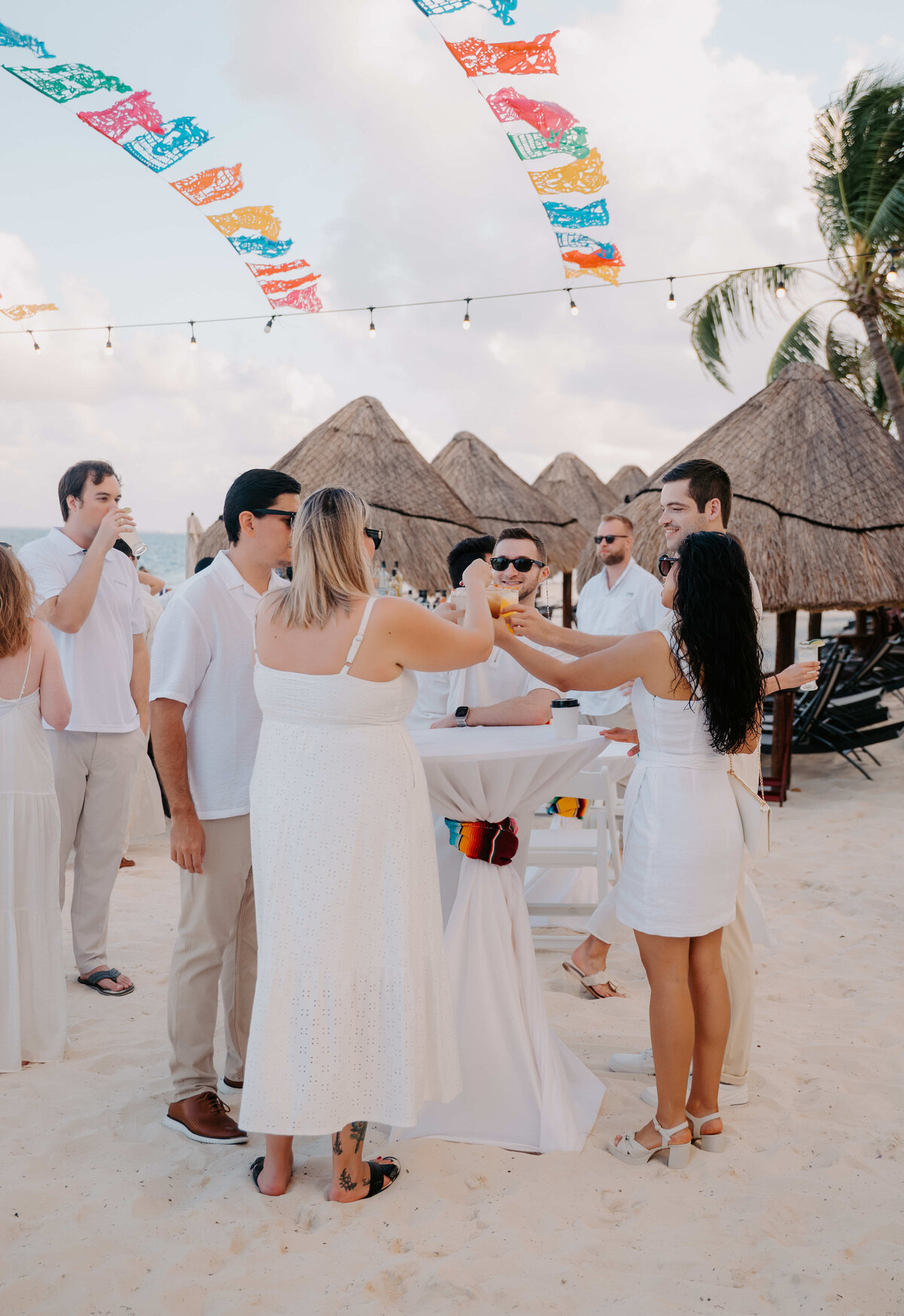 Dreams Riveria Maya Wedding - Bruich Wedding - WELCOME PARTY - Kyrsten Ashlay Photography-32