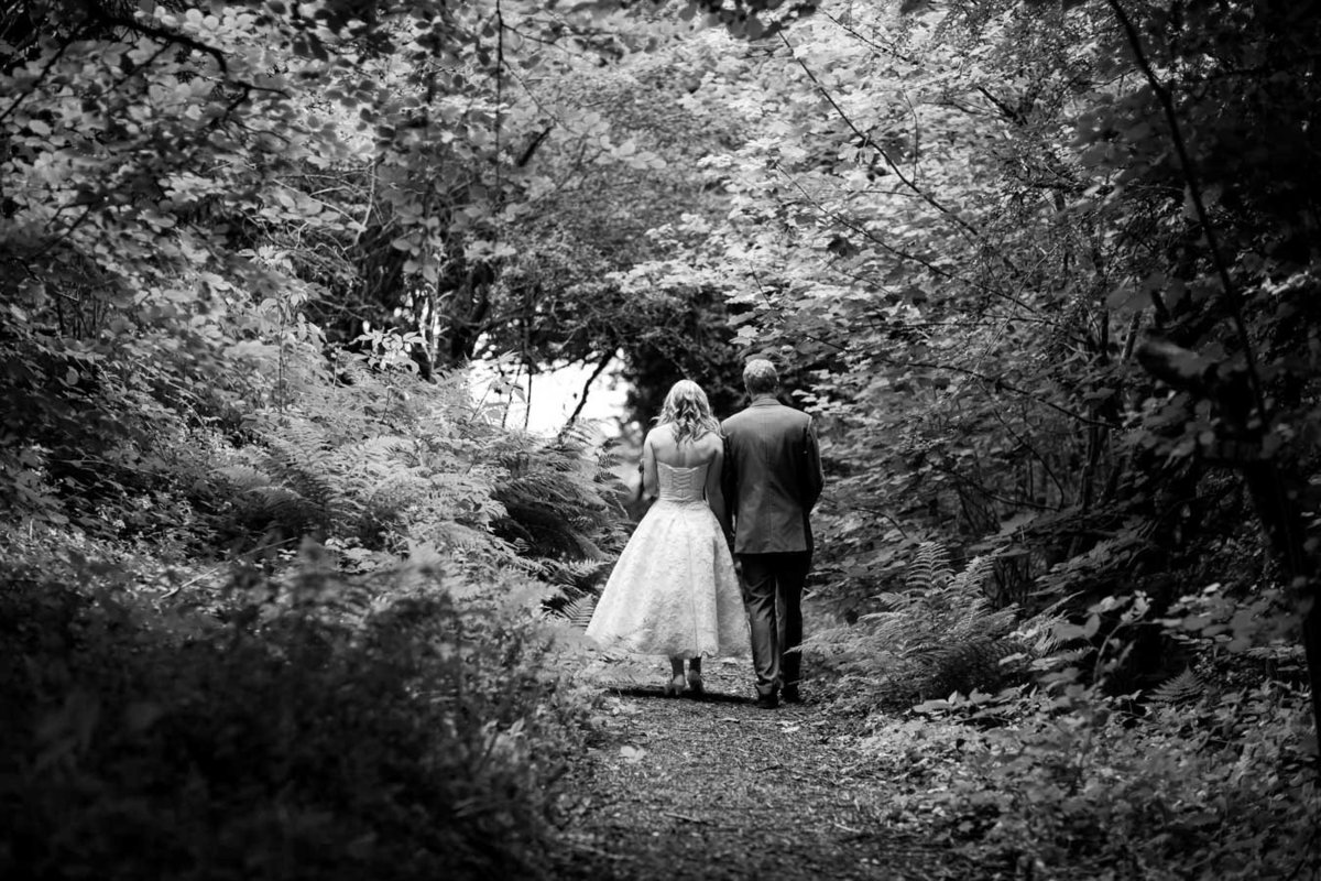 Intimate elopement wedding at The Green in Cornwall