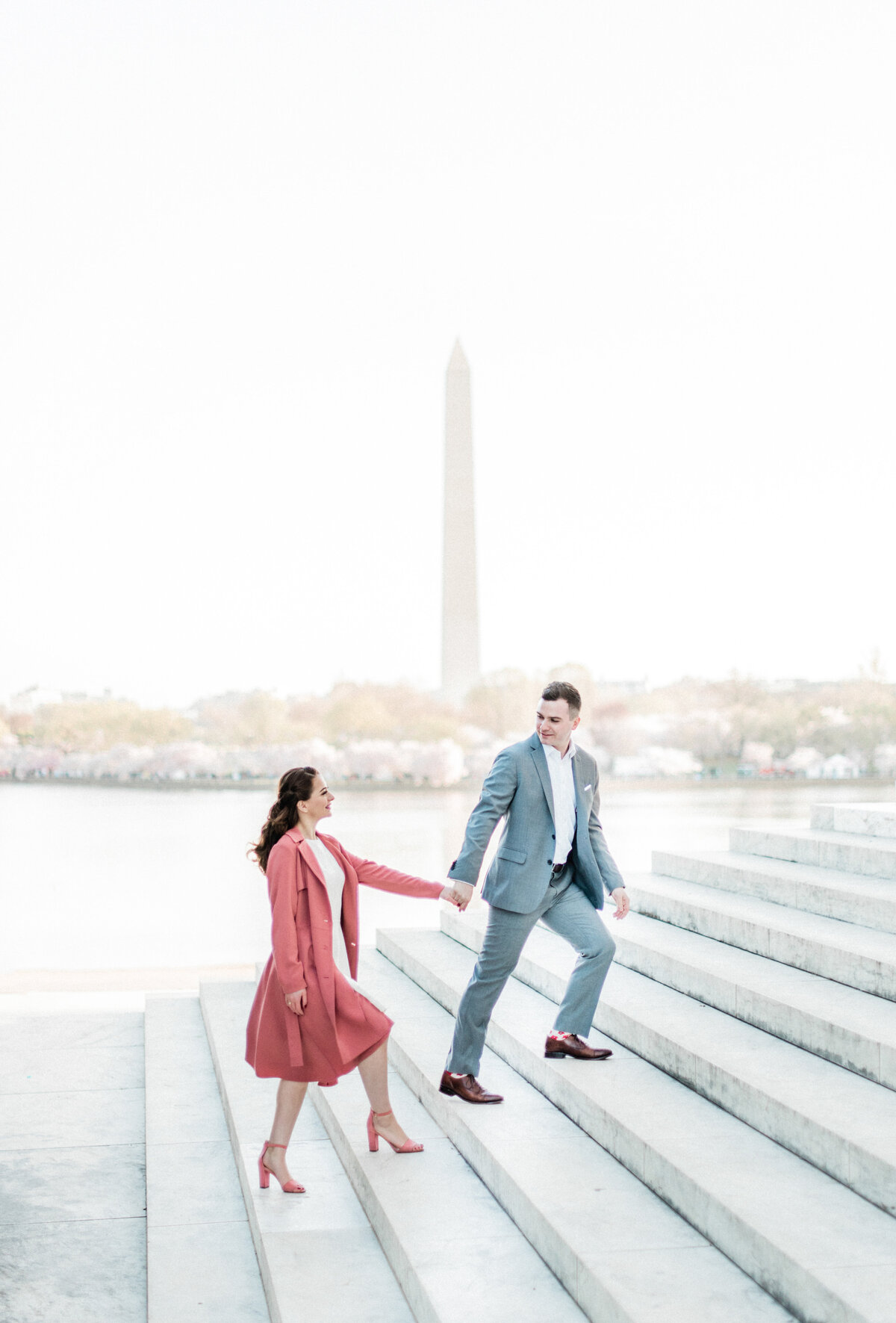 Suzanne and Austin Cherry Blossom Engagements - Rachel Galluzzo Photography-8