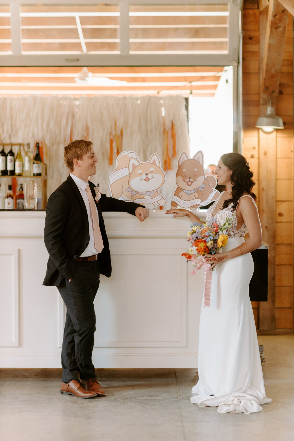 Mae's Ridge Wedding | Owl & Envelope | Custom Wedding Stationery & Signage | colorful wedding