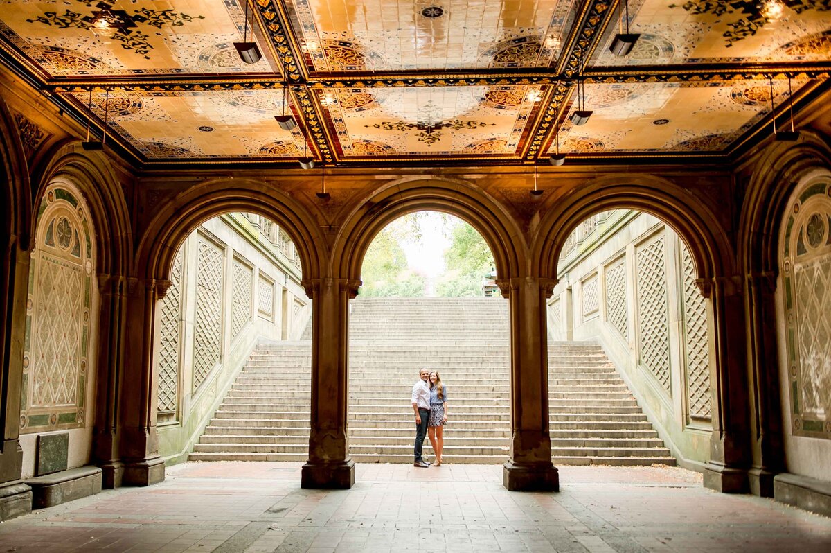 new york city engagement session bethesda terrace l hewitt photography-2