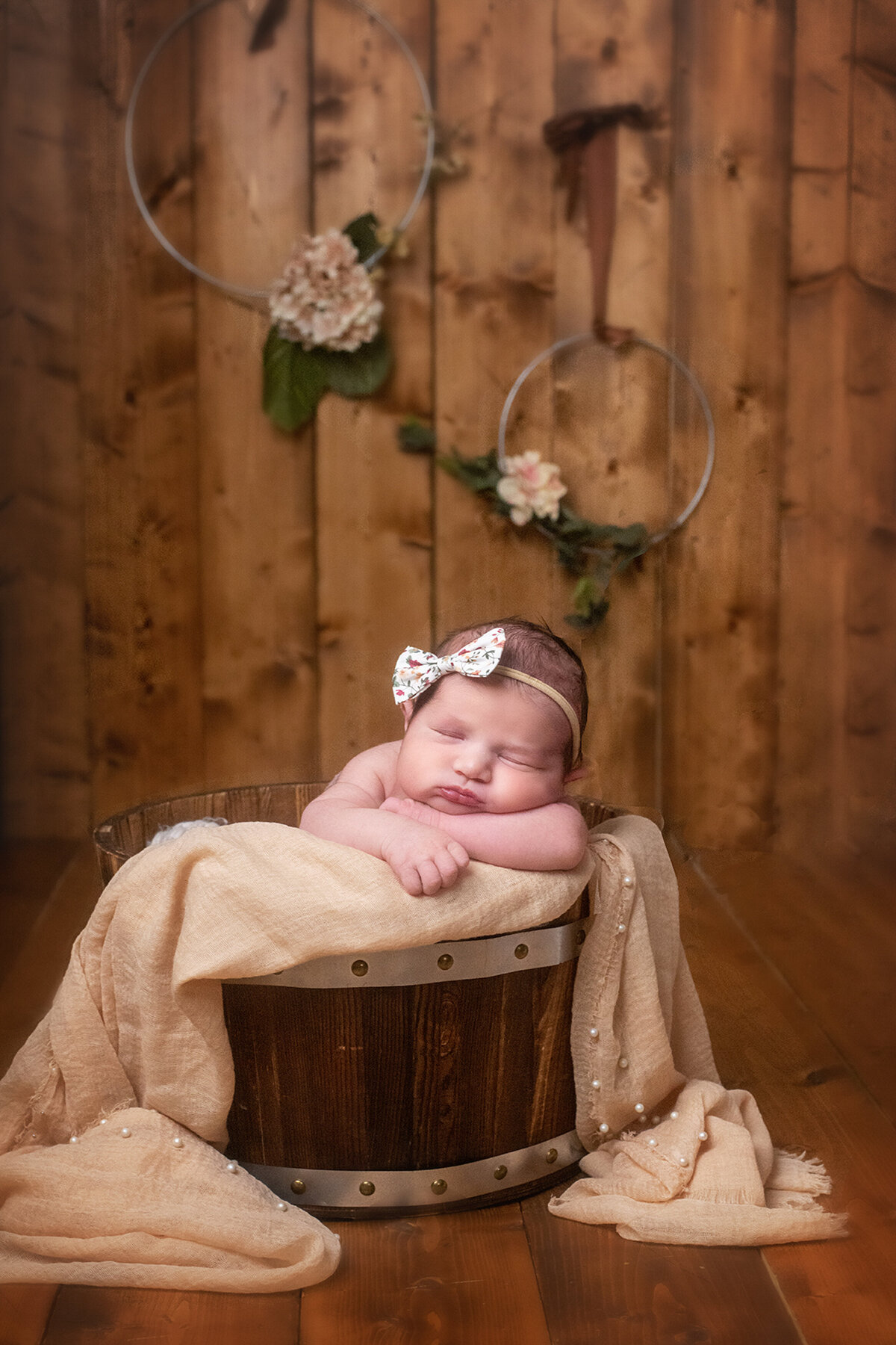 newborn-photography-floral-bucket-cuyahoga-falls-photographer