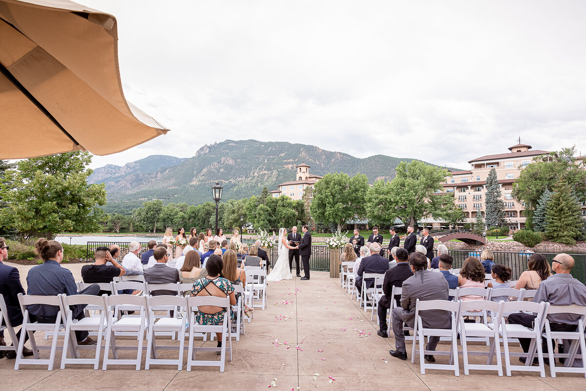 Lakeside Terrace Wedding Ceremony