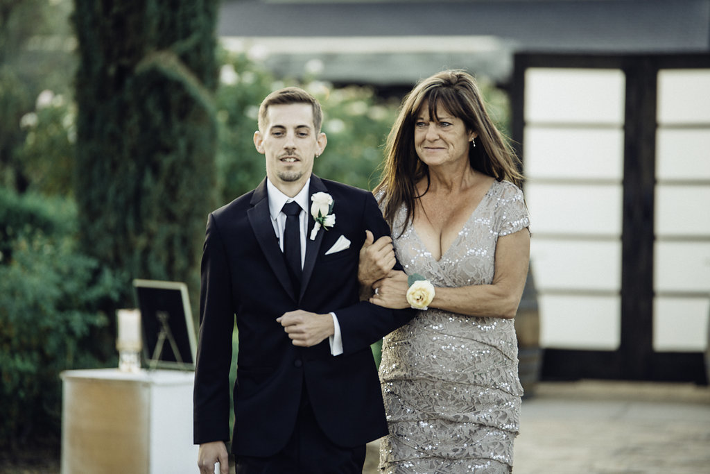 Wedding Photograph Of Man in Suit and Woman in Dress Los Angeles