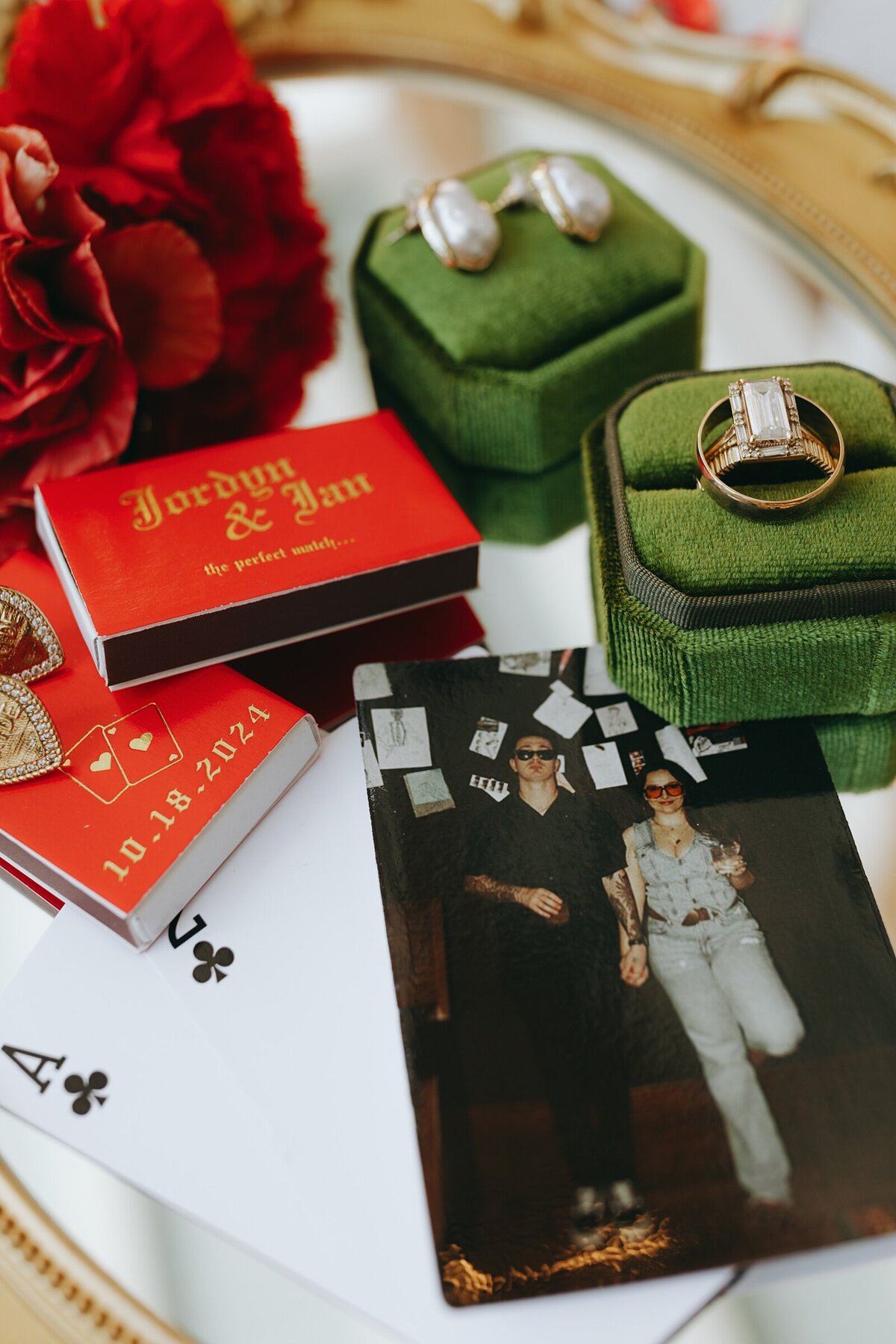 Jordan and Ian Romantic Red Rock and Roll Wedding Brooklyn Arts Center_0021