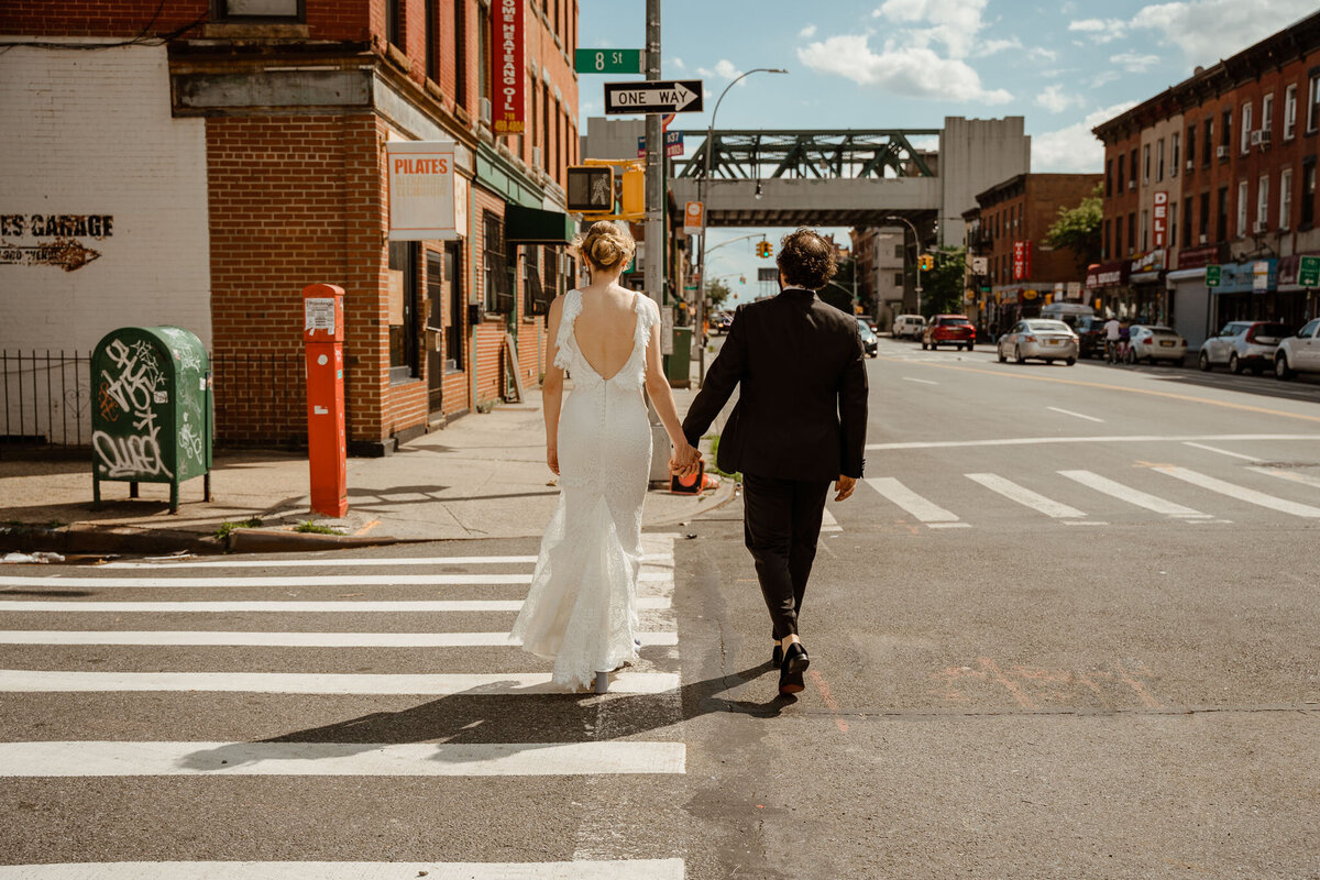 urban themed new york wedding photos