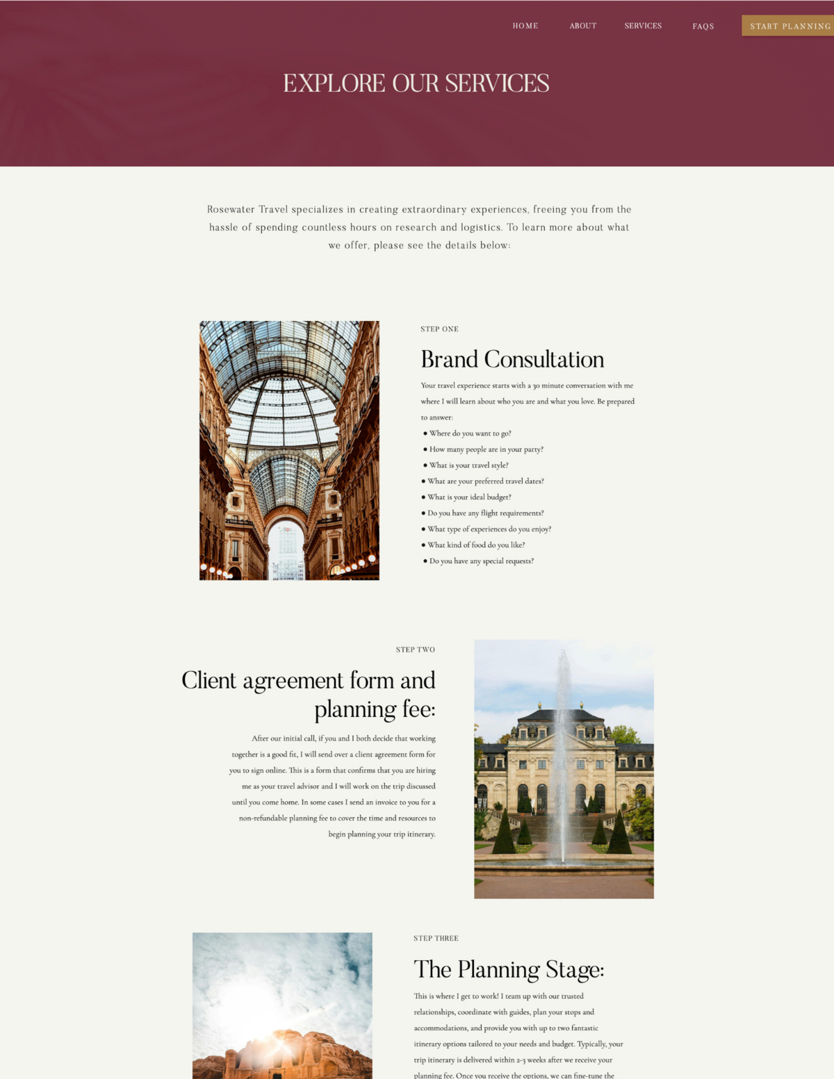 Rosewater Travel Website by Kemotion (3)