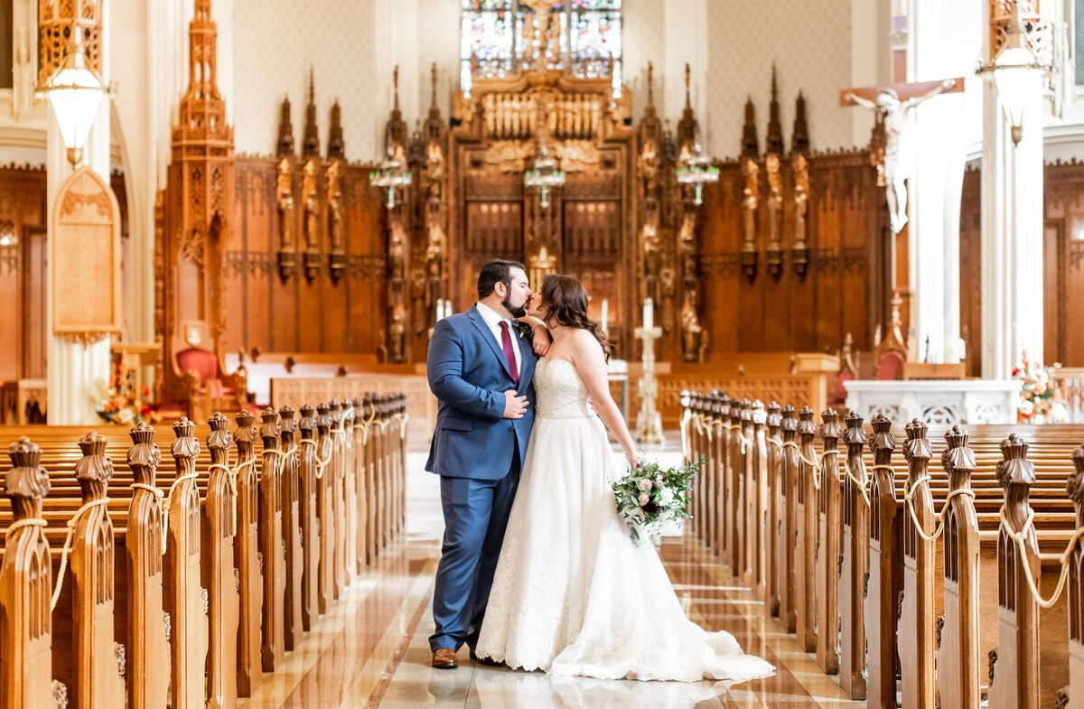 Cathedral of Immaculate Conception Fort Wayne Indiana Wedding Photography-141