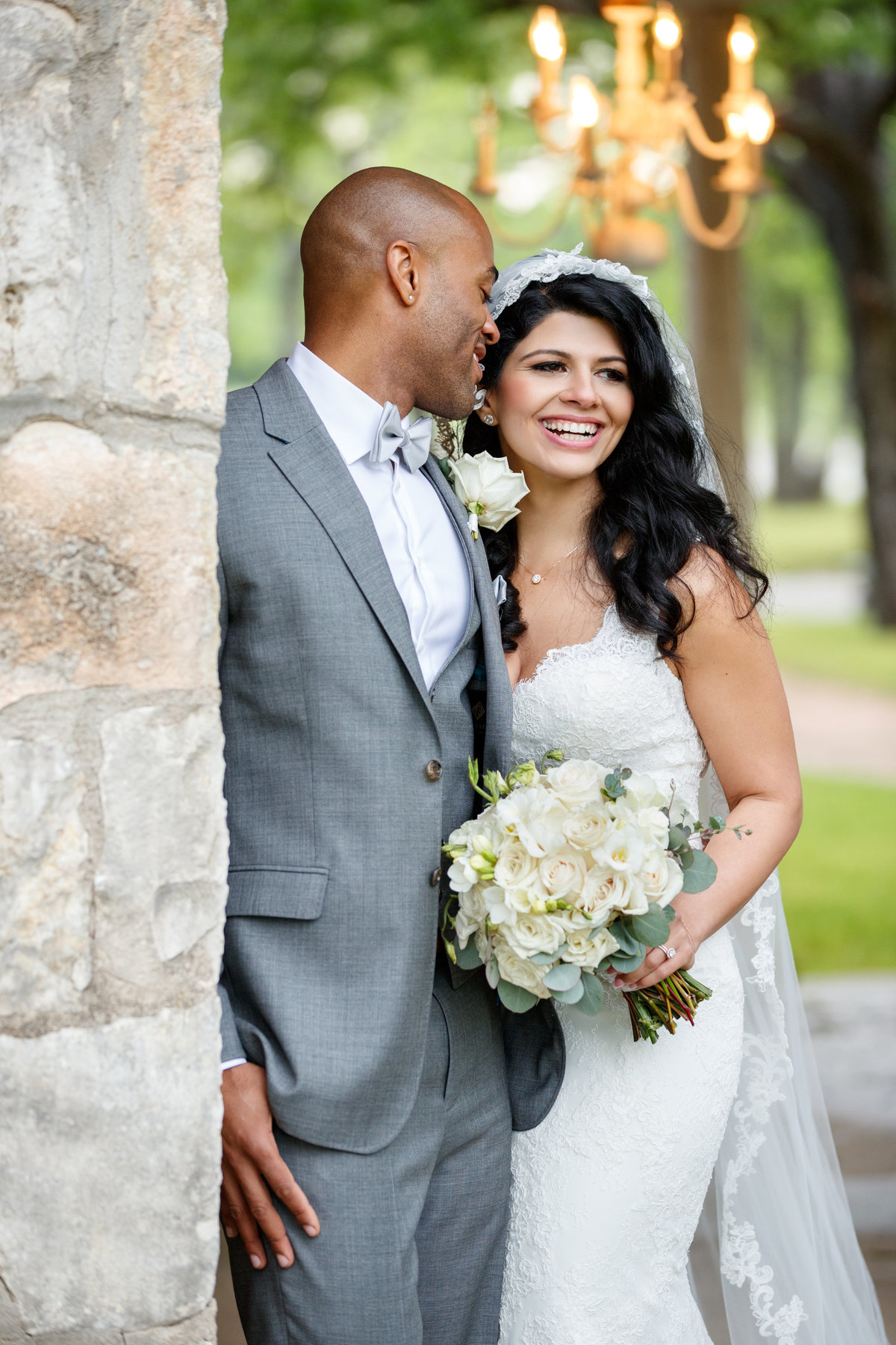 Austin wedding photographer pecan springs ranch wedding photographer bride groom smiling