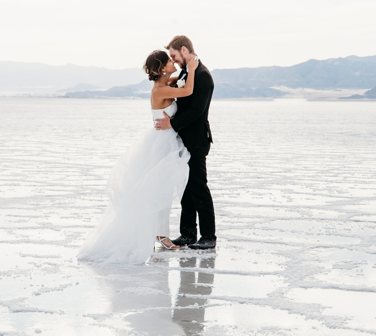 Utah Bonneville Salt Flats Elopement and Wedding Photographer
