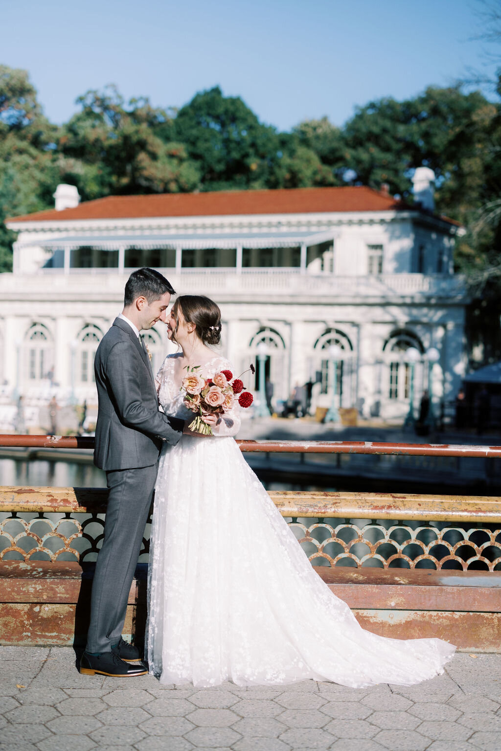 Prospect Park boathouse wedding _9898