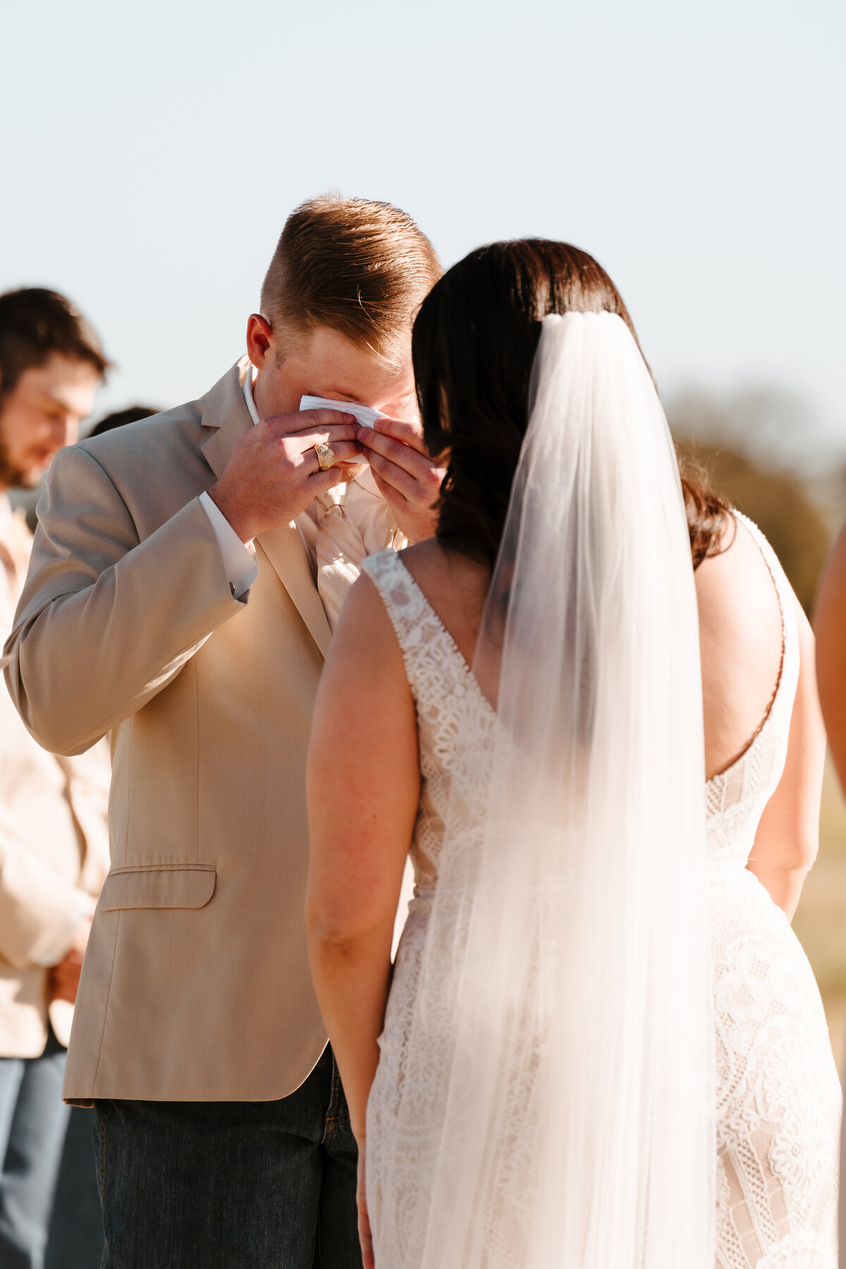 groom cries during vow reading