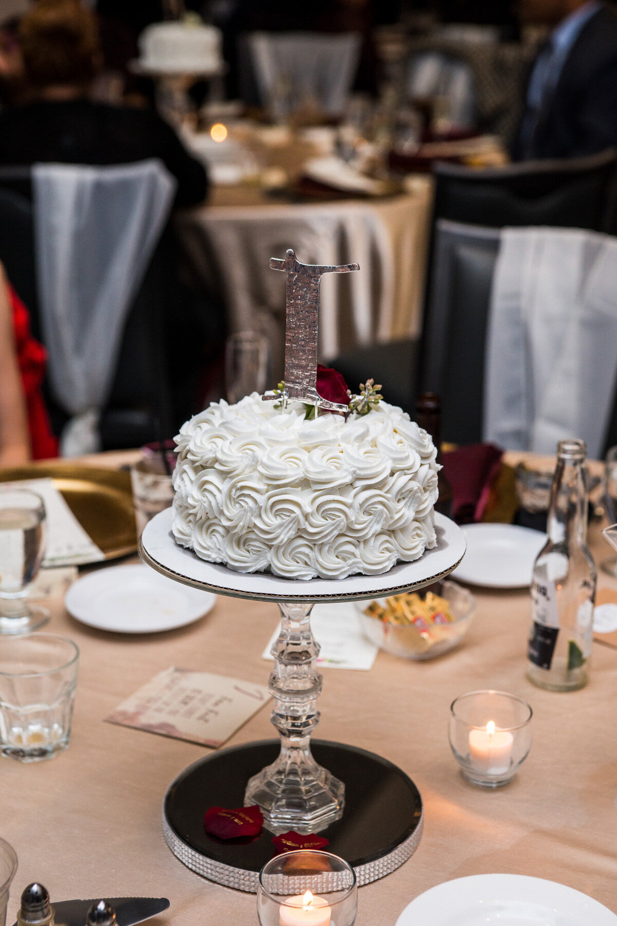Elegant white cake