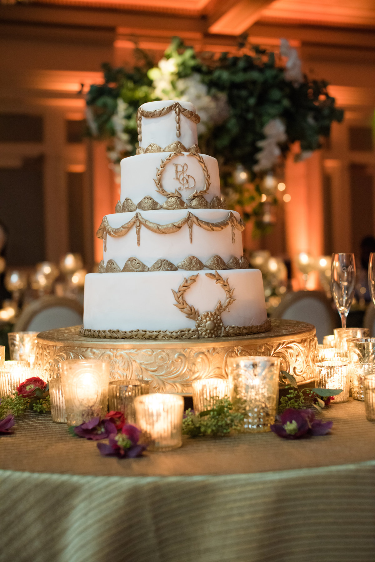 ornate wedding cake
