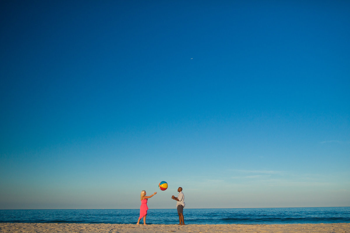Jersey Shore engagement session on the beach