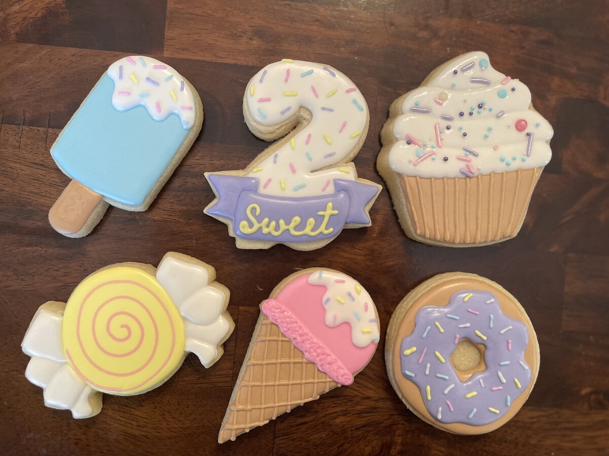 The cutest sweets inspired hand-panted sugar cookies in Gilbert, AZ
