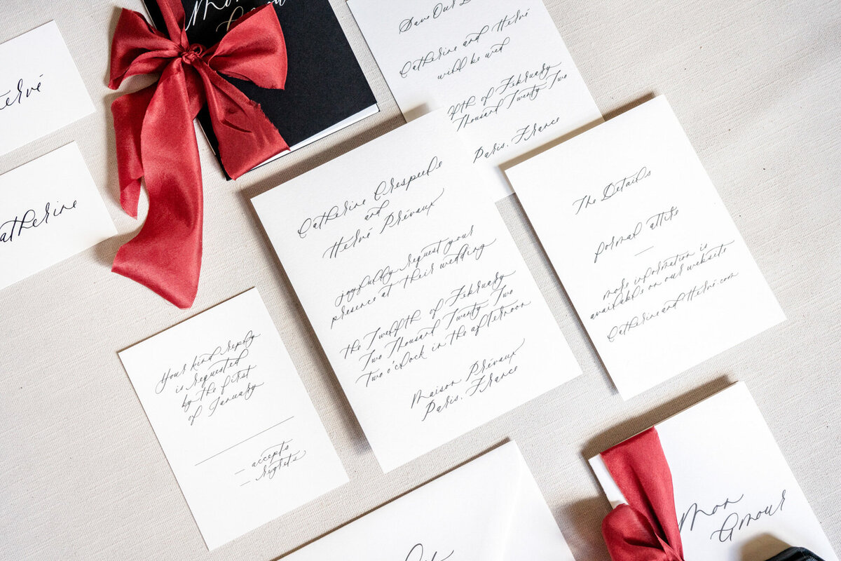 13-High-end-luxury-wedding-stationery-Paris-wedding-black-red-victoria-amrose-photography (7)