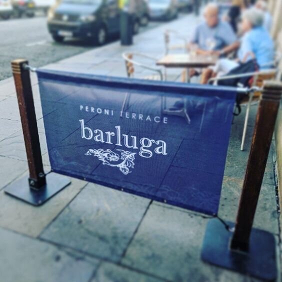 Digitally Printed Signage for Barluga