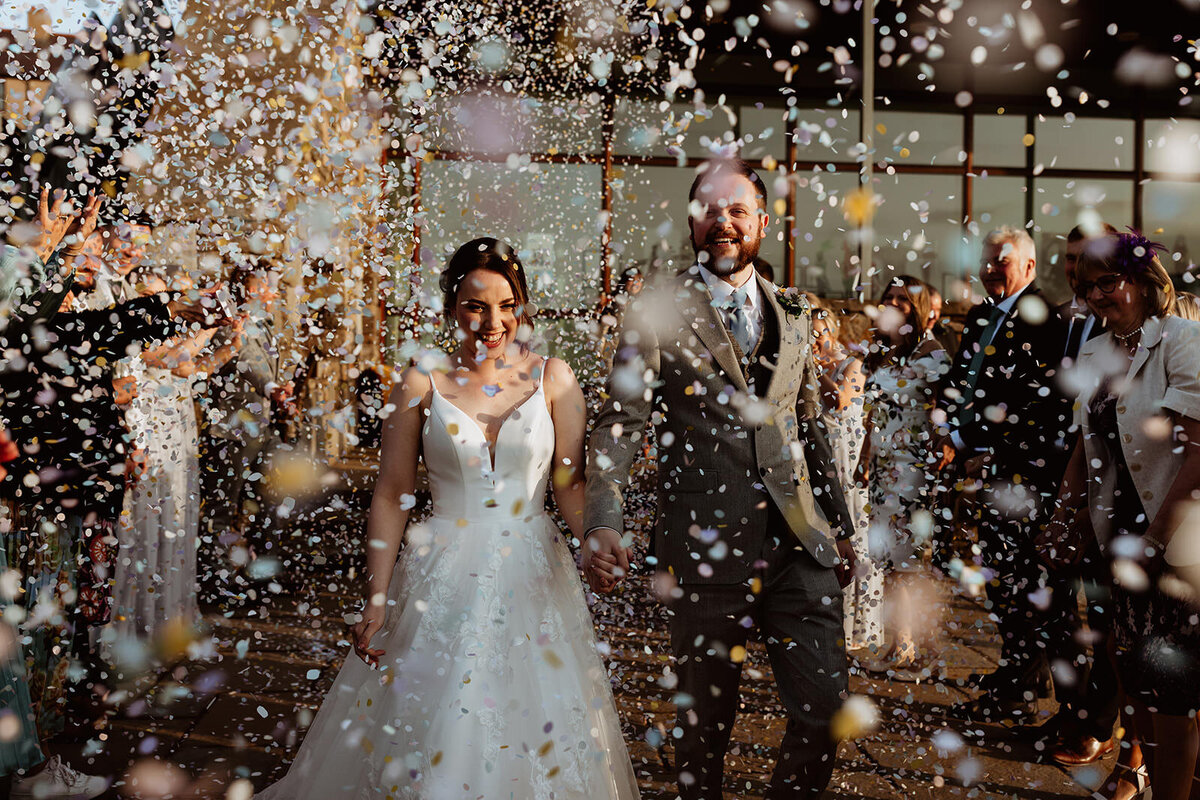 bride and groom in Morocco with camels